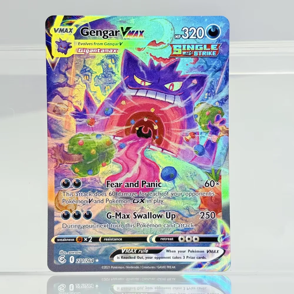 Holographic Game Trading Collection PTCG Proxy Cards Charizard Pikachu Mew EX Singl PKM Folienkarten PROXY Card