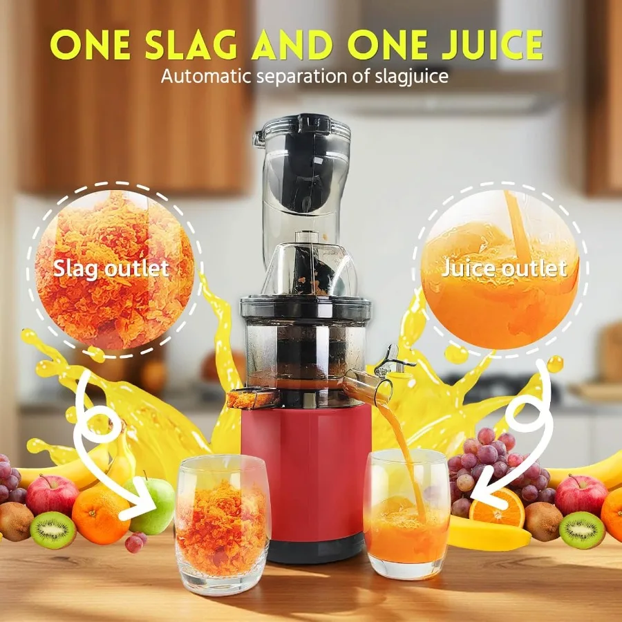 

Cold Press Juicer Machines Slow Masticating High yield Pulp separation Can make fruit ice cream
