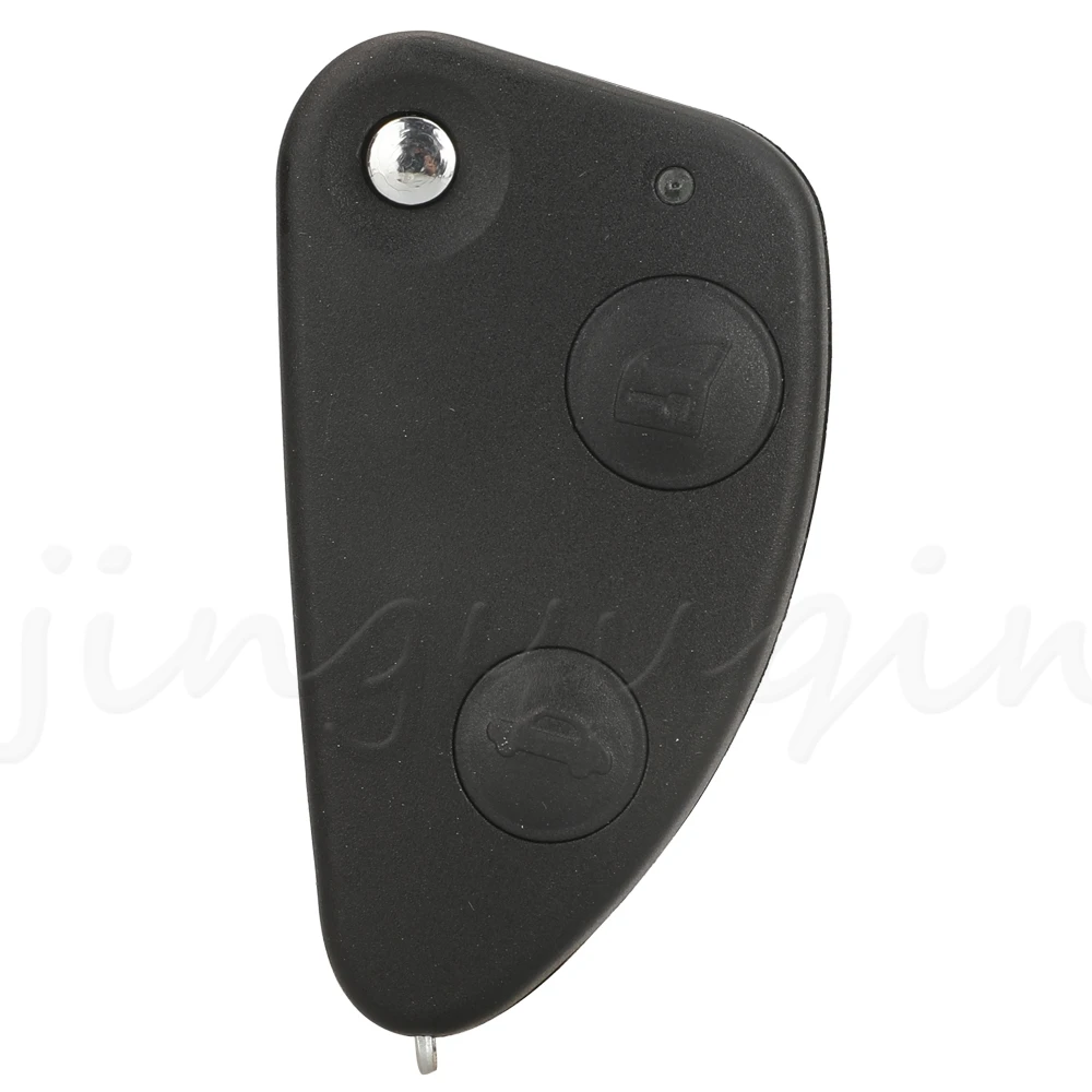 Jingyuqin Per Alfa Romeo 147 156 166 GT Con Uncut SIP22 Lama 2/3 Pulsanti Flip Smart Chiave A Distanza Dell'automobile Fob 433 MHz ID48 Chip