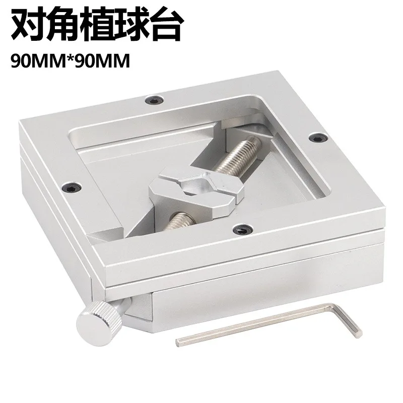Suitable For D510 CPU BGA Reballing Stencil, 0.4mm Pitch BGA Template, IC Chip Tin Solder Steel Mesh, Non-OEM Aftermarket