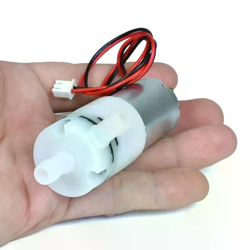 Large Flow Mini Water Pump DC 12V-24V 370 Motor Energy Efficient for DIY Aquarium Dispenser Indoor Fountain Decor