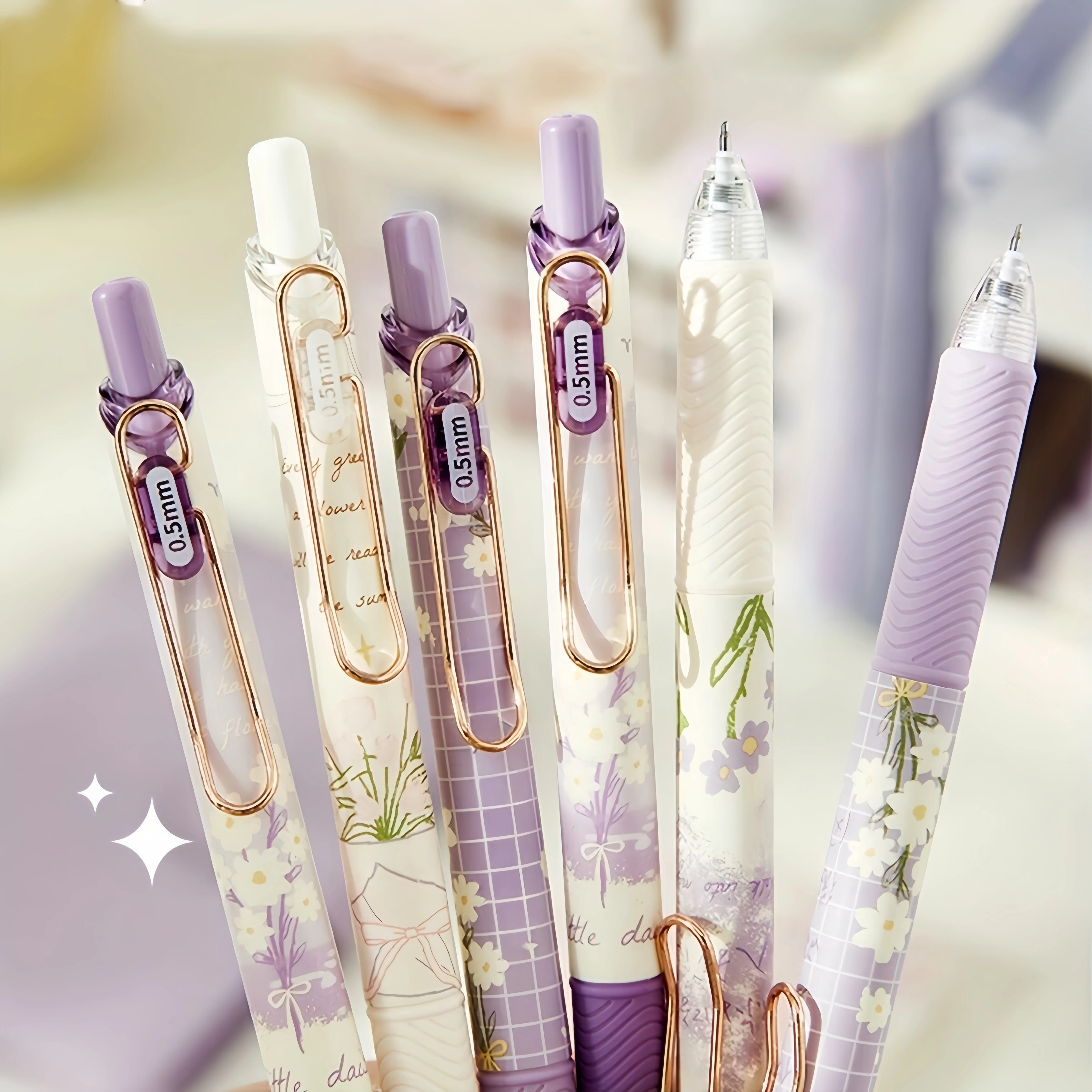 4PCS,gel link pens,Fine Point 0.5 mm,High-End Series Pens for Journaling Note Taking,Office School Supplies Gifts for Women Men.