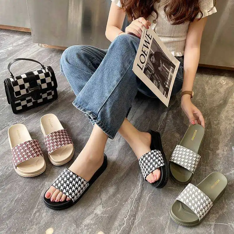 

Realde Faion Thi Heel Women's Slippers Versatile Outdoor Cam Travel oes o Absorption Universal for All Gs