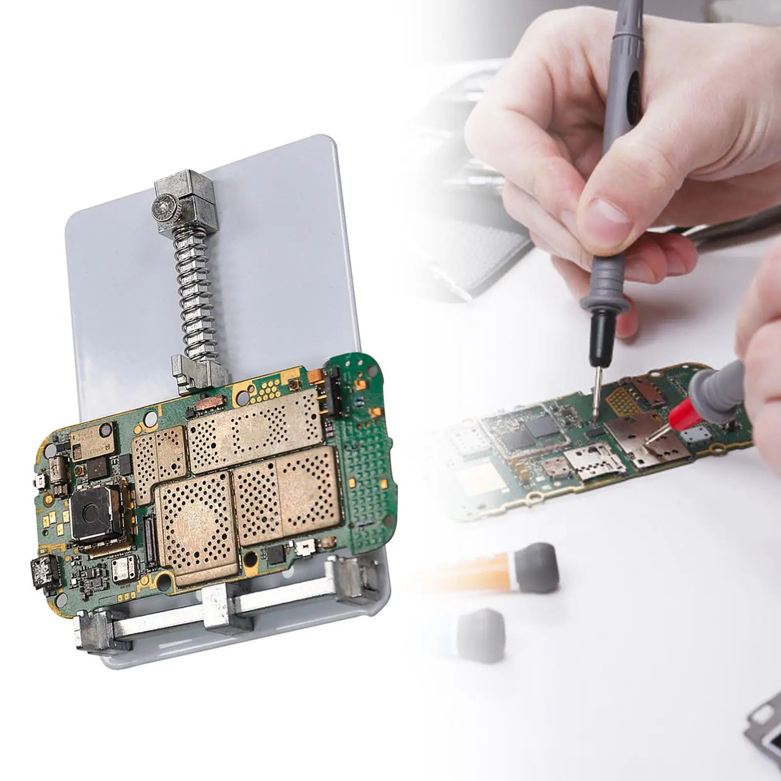 

PCB Fixing Holder Soldering Platform High Temperature Resistant Jig Fixture Clamp Reparing Tool for Soldering Mother Board