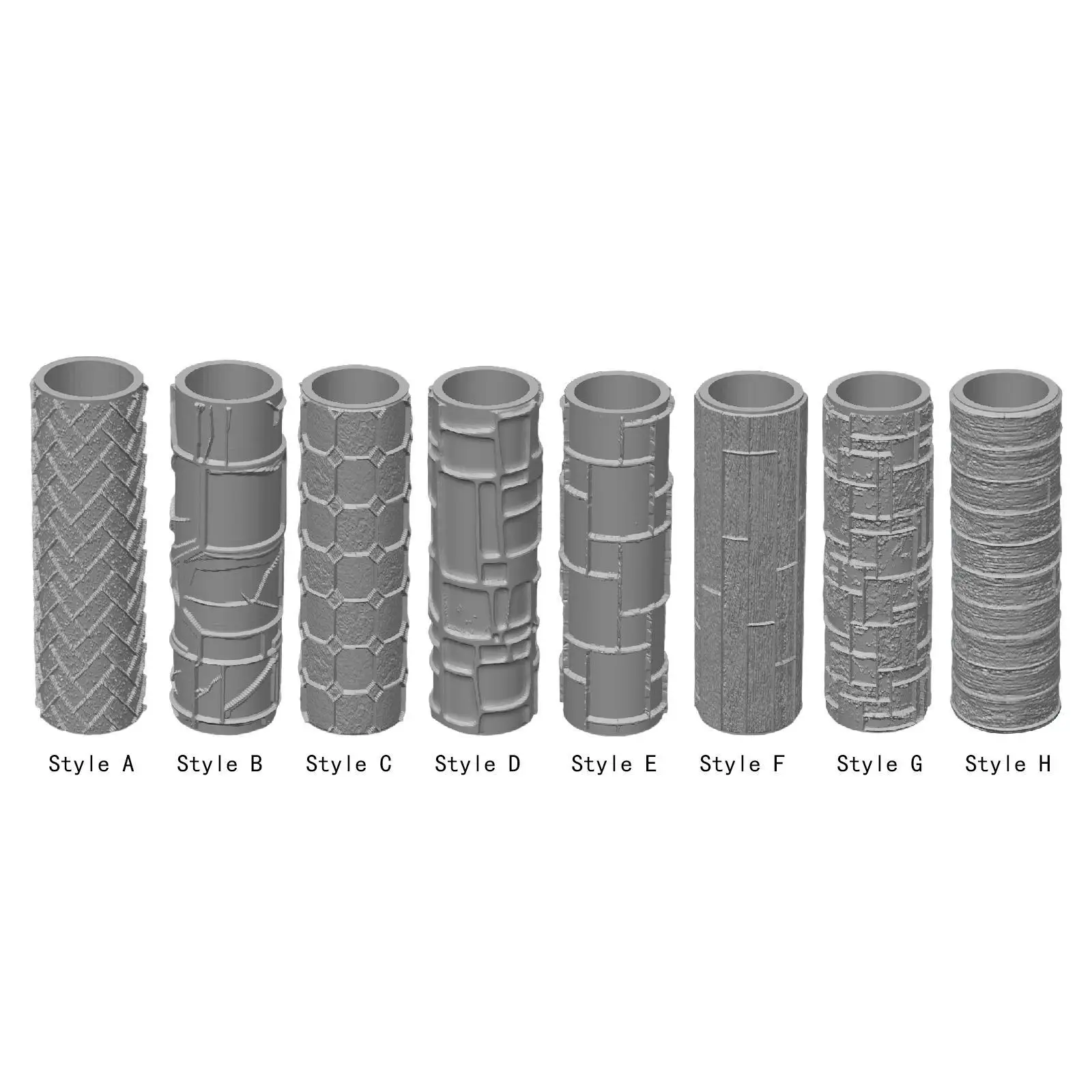 Wałek do teksturowania terenu, praktyczny prezent dla modelarzy z pianki i gliny, wysokiej jakości profesjonalne akcesoria do ręcznego modelowania.