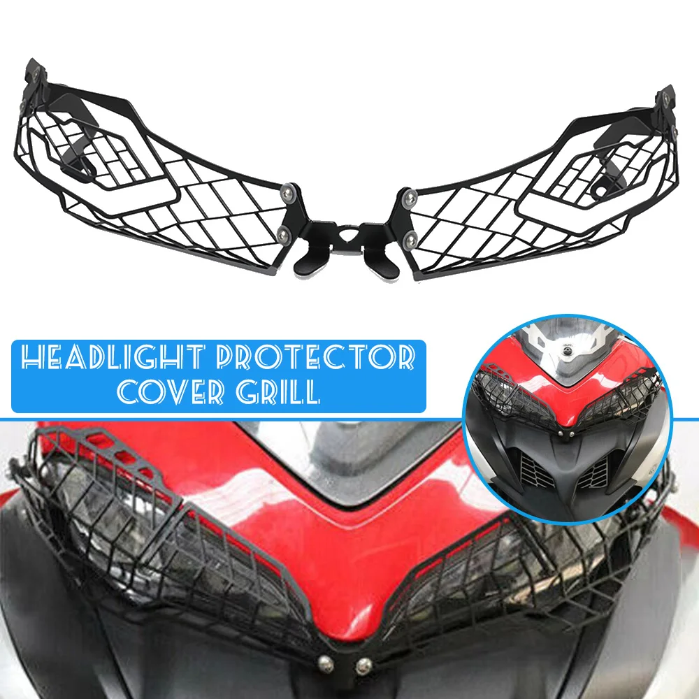 Headlight Protector Grille Guard Cover Protection Grill For Ducati MULTISTRADA 1260 1200 950 S D AIR GRAND ENDURO PIKES PEAK