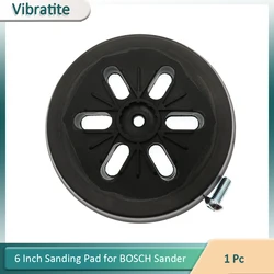 Piastra di supporto per levigatrice con gancio e anello da 6 pollici a 6 fori per levigatrice BOSCH GEX 150 GEX 150 AC GEX 150 Rettificatrice turbo