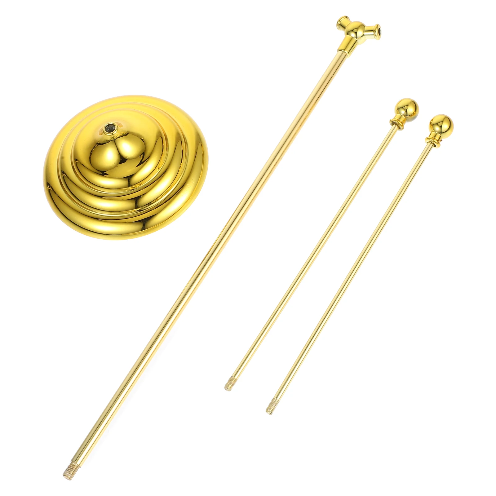 

Tabletop Metal Flagpole Stand Y-Shaped Stable Base Elegant Office Desk Indoor Display Support Indoor Flag Poles with Base