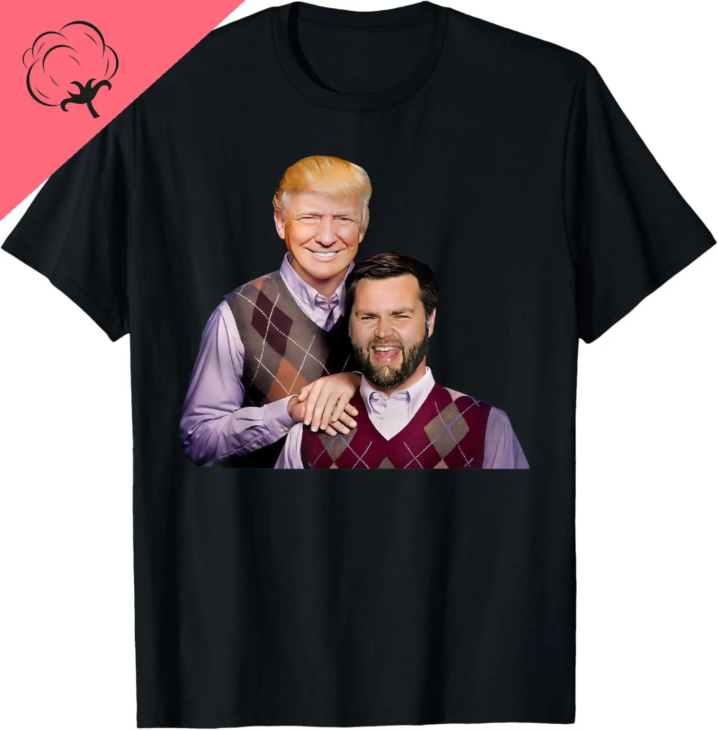 Trump Vance 2024 Brothers Funny Parody Trump J.D. Vance Bros T-Shirt Unisex Summer Streetwear Tops Cotton  Camiseta Hombre