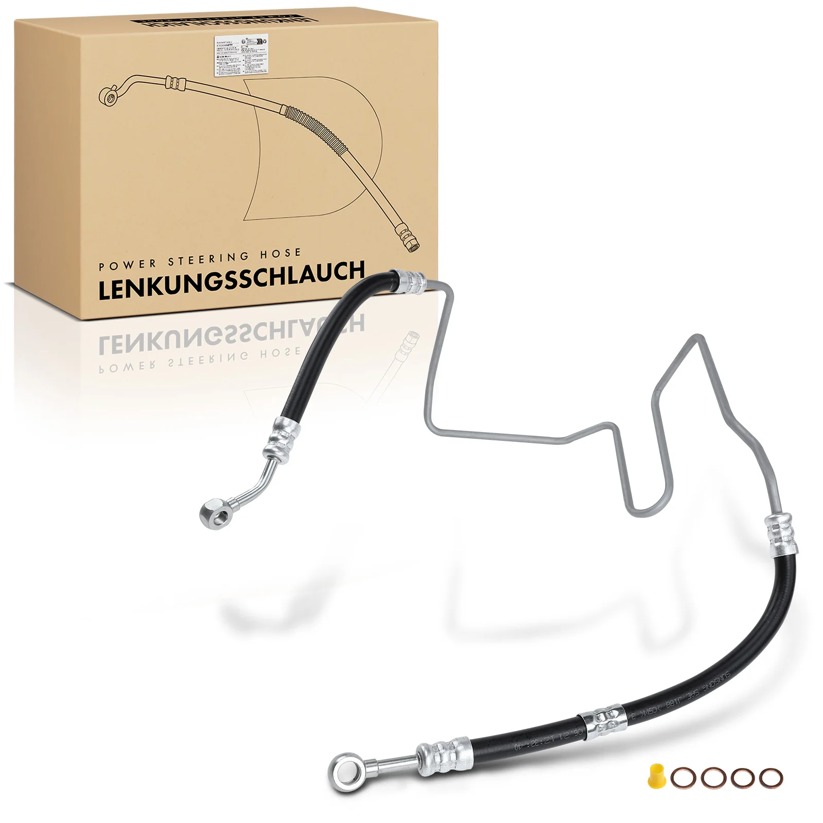 Frankberg 1x Stuurbekrachtigingsslang Voor VW Golf IV 1J1 Bora Audi A3 Seat Leon Skoda Octavia 3402061 1J0422893BS 1J0422893BT