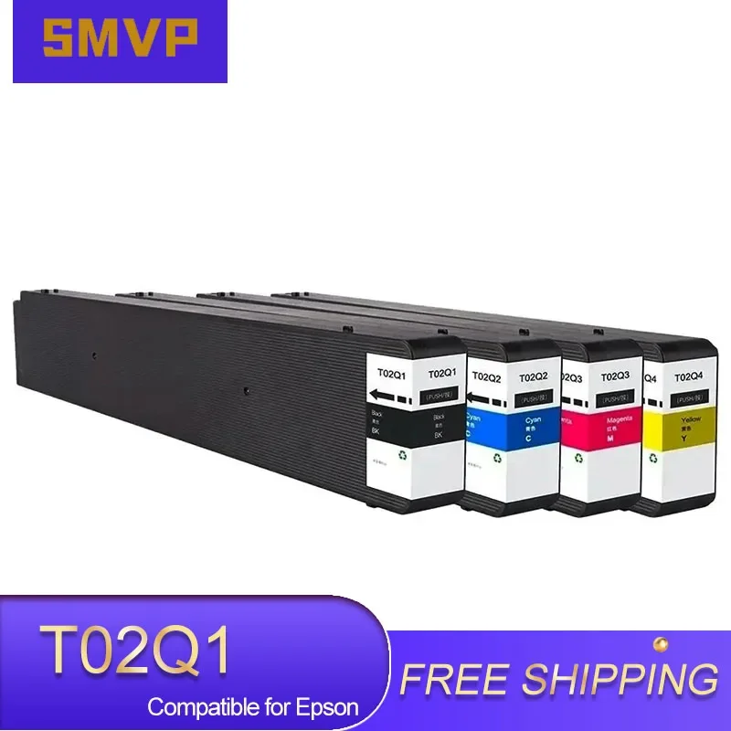 

T02Q T02Q1 T02Q2 T02Q3 T02Q4 Premium Color Compatible Inkjet Ink Cartridge for Epson WorkForce Enterprise WF-C20600 Pigment Ink