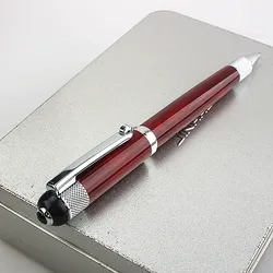 Stylo à bille rotatif en métal de haute qualité, stylos de signe, encre noire, affaires, Caneta, écriture lisse, bureau, fournitures scolaires, 0.7mm
