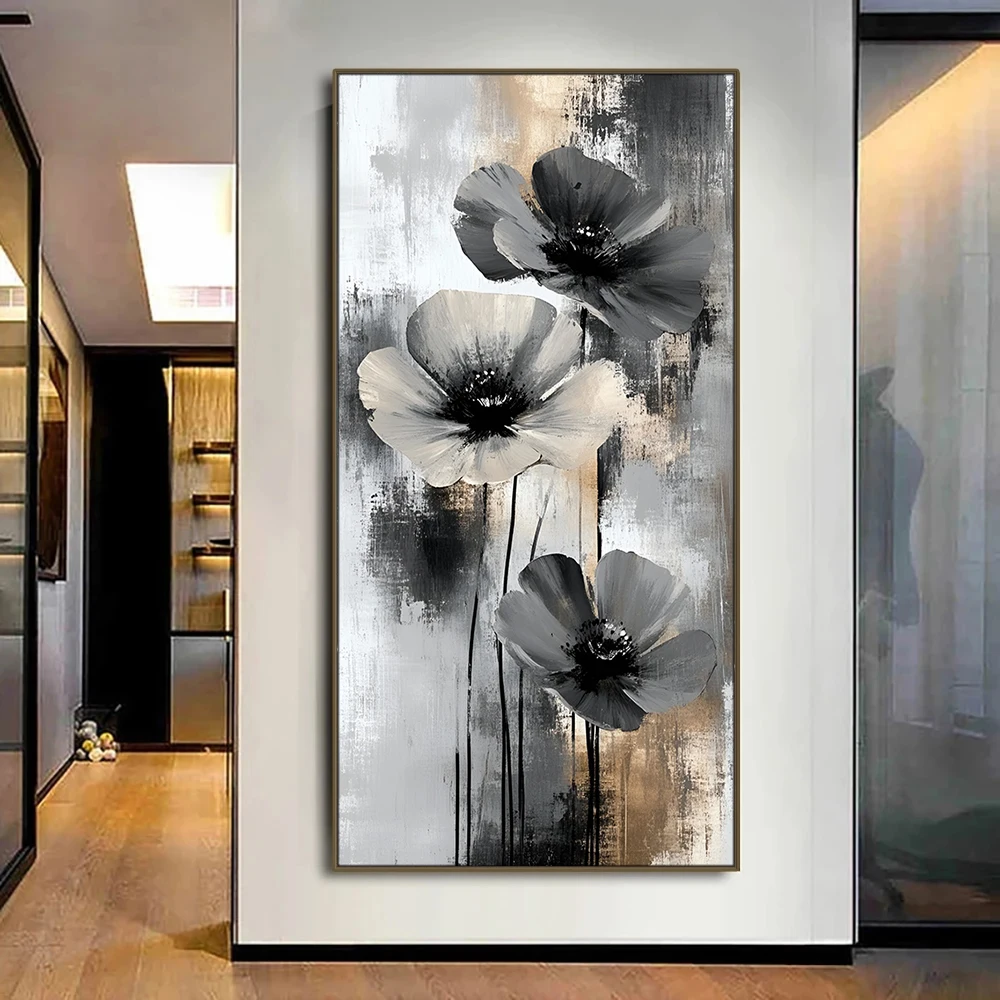 Minimalism Wall Art Flowers Canvas Painting Classical Home Decor Poster Print Pictures Wall Decoration