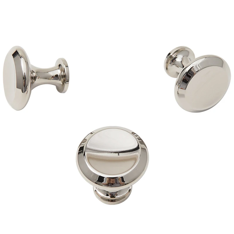 

10PCS Solid Brass Titanium Silver Furniture Pulls Handles Drawer Knobs Cupboard Wardrobe Closet Dresser Wine Cabinet Pulls Knobs