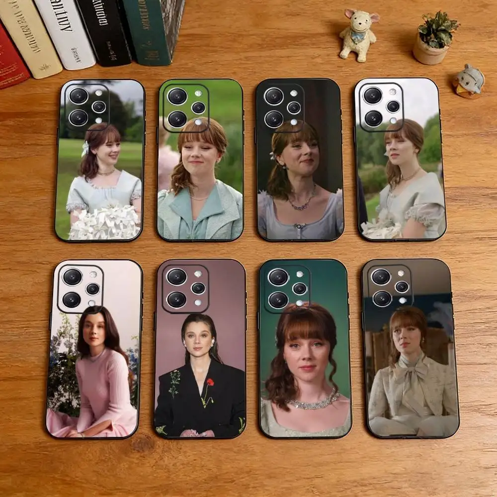 

C-Claudia Jessie TV Star Aesthetic Phone Case For iPhone 17,16,15,14,13,12,11 Plus,Pro Max,XS,Soft Silicone Black Cover