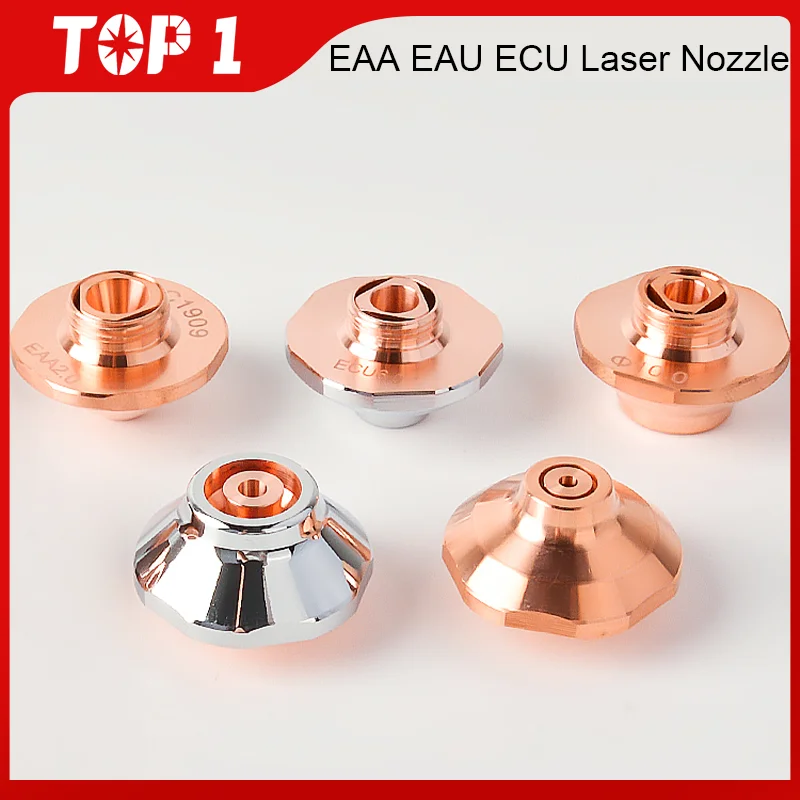 TOP1 10PCS High Quality Tru Laser Nozzle EAA Seire 0.8-2.7mm Single Layer 1324860 Compatible For Tru Laser Cutting Head