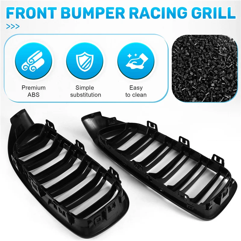 

Front Bumper Racing Grill For BMW 4 Series F32 F33 F36 F80 M3 F82 M3 F83 M4 428I 440I 435I 2014+