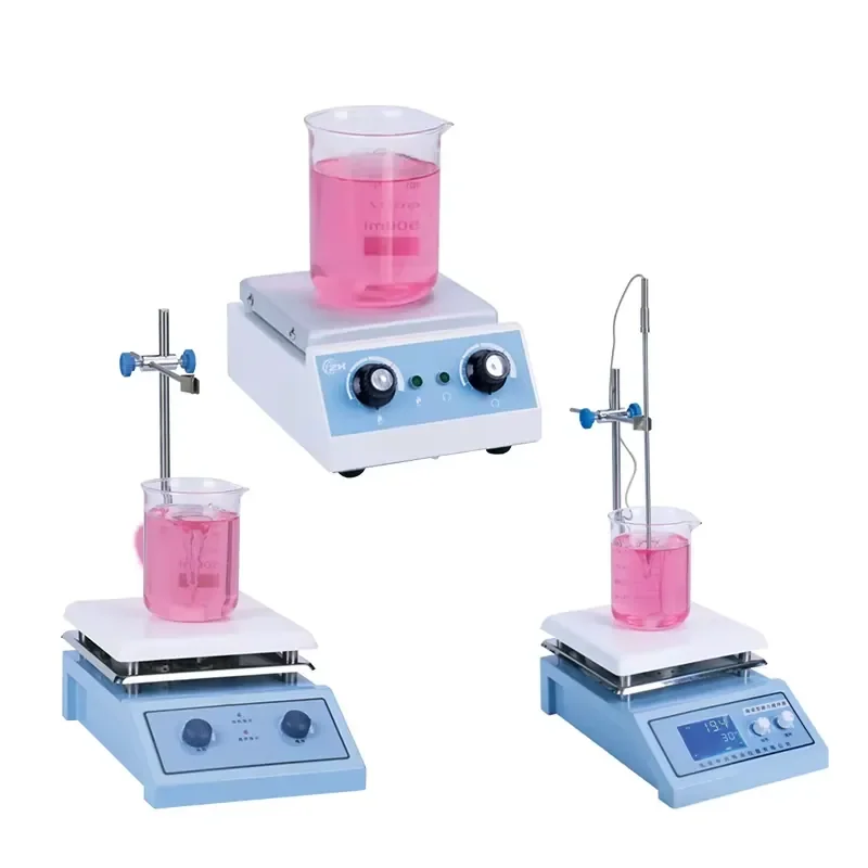 Cheap Mini Multipoint Multiple Multi Position 2000ml Stainless Steel 380C Laboratory Hot Plate Timer Heating Magnetic Stirrer