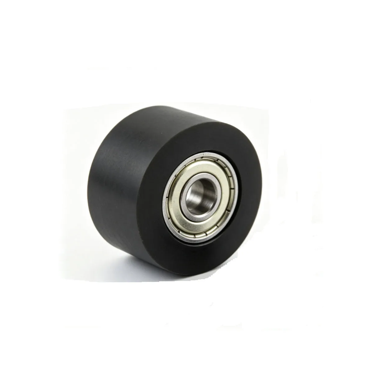 PU Coated 626ZZ Double Ball Bearing Pulley Soft Rubber Sliding Guide Wheel For Linear Guide Rail 30mm-46mm Drive Accessories