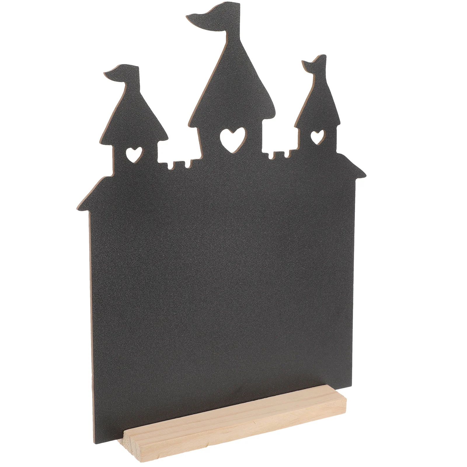 1pcs Wooden Chalkboard Sign Small Tabletop Black Board Stand For Party Wedding Office Home Mini Chalkboard Menu Display