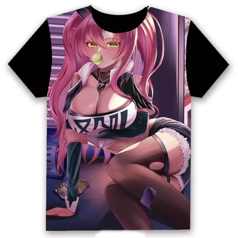 Popular Game Zenless Zone Zero T-shirts 3D Print Men/Women Anime T shirt Fashion Harajuku Street Y2k Tops Oversized Cartoon Tees