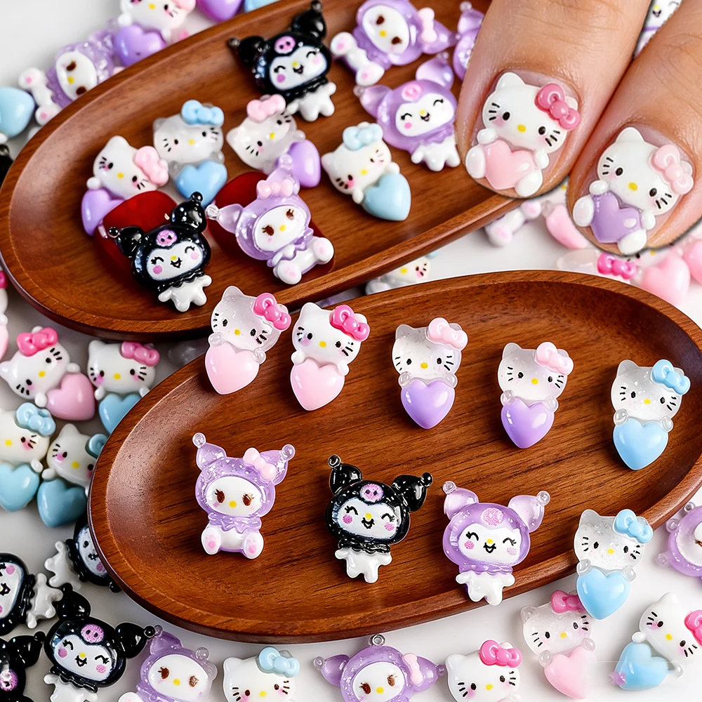 10Pcs 3D Hello Kitt…