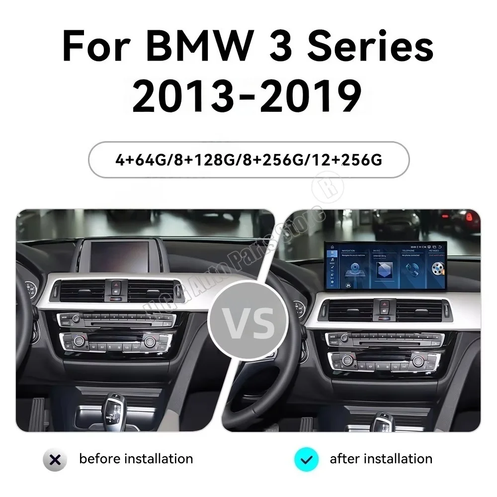 15.8 Inch Android14 Carplay For BMW 3 Series F30 F31 2013-2019 NBT EVO Car Multimedia Player GPS Navigation Auto Radio Head Unit