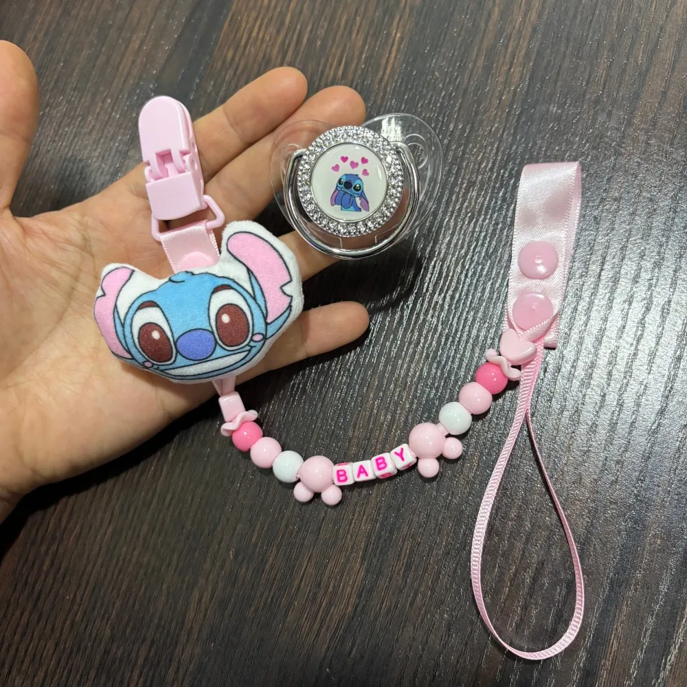 

Kawaii Baby Sucking Chain Clip baby pacifier baby bib Luxury pacifier Suitable for Weaning Chewing on Breastlike Chupeta