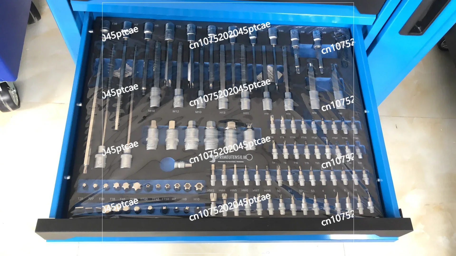 

6 Sets Tool Set with EVA Foam for Tool Trolley Cabinet Neatly Blue 245 PCS Factory Auto Repair Dual Purpose CRV
