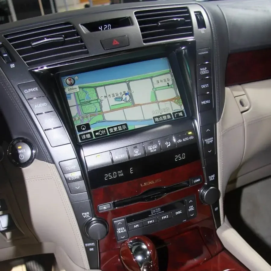 Android 14 12.1Inch For LEXUS LS460 2004-2009 Stereo Video Player Car Auto Radio Multimedia Wireless CarPlay PX6 Vertical Screen