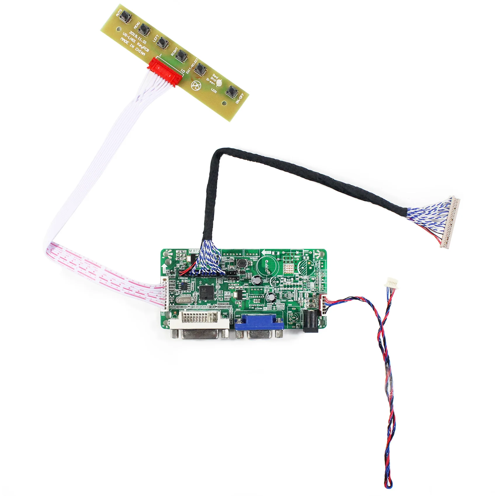 DVI VGA LCD Controller Board RT2281 For 15.6 in G156HTN02.1 1920x1080 LCD Screen