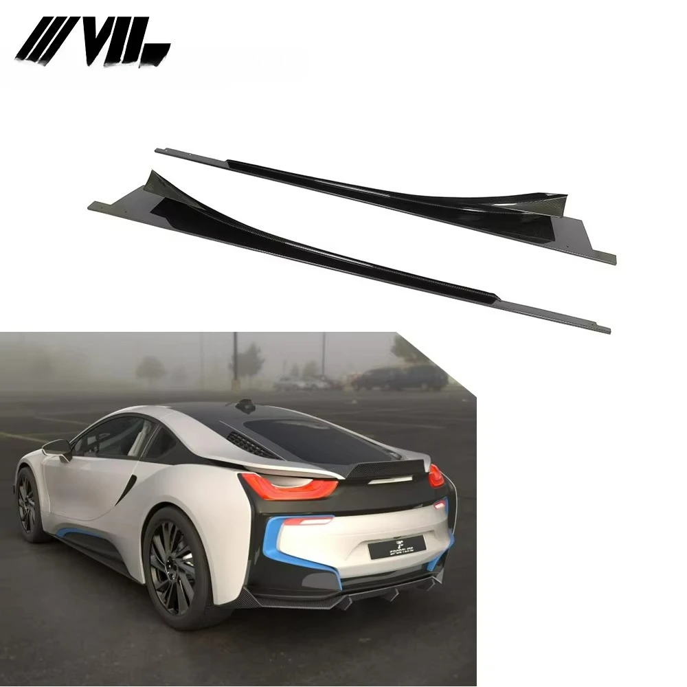 I8 Carbon Fiber Car Side Skirts for BMW I8 2014-2018