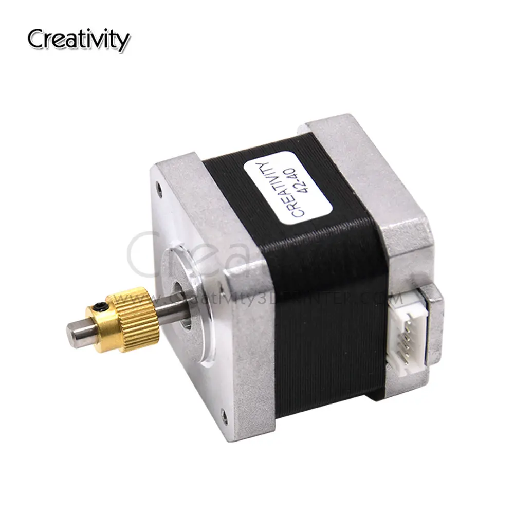 3D Printer Stepper Motor 42-40 with 40 Teeth Brass Extrusion Gear For Ender-3/Pro/Ender-5/CR-X/10 3D Printer parts