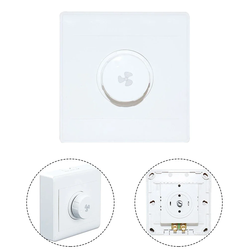 

Controller Fan Speed Switch PC Regulation Switch Stepless Speed White Fan For All Fans Within 15-300W 250V 50/60HZ