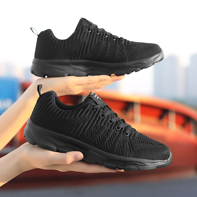 Fashion Mesh Shoes Men Casual Round Head Comfortable Walking Gym Sneakers Lightweight Non-slip Driving Loafers Chaussures Homme