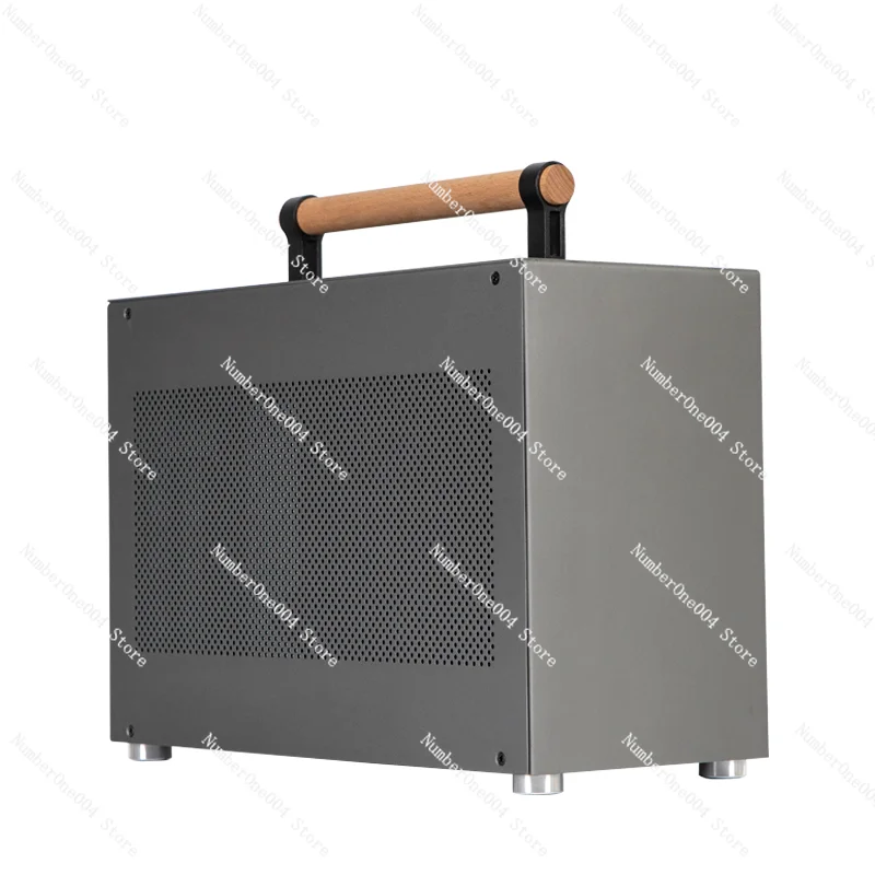 

P26 Portable A4 Portable SFX Side Transparent Mini Desktop Non-K49 All Aluminum ITX Small Main Case