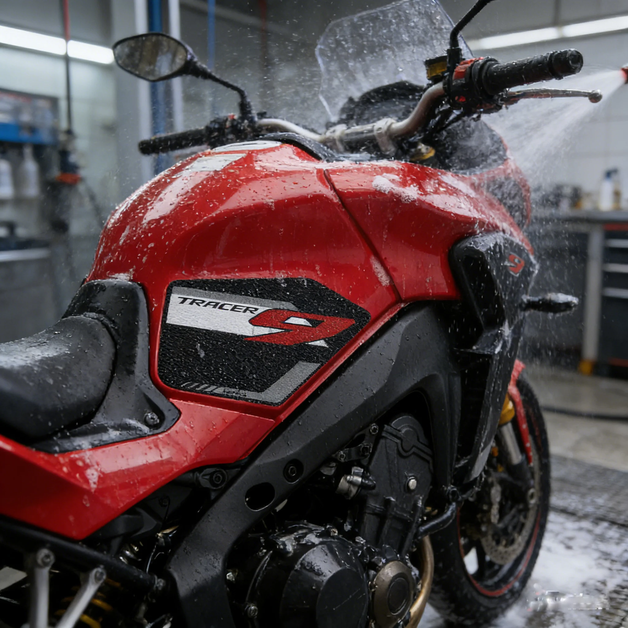 

Motorcycle Accessorie Side Tank Pad Protection Knee Grip Mat for Yamaha TRACER 9 2021-2022