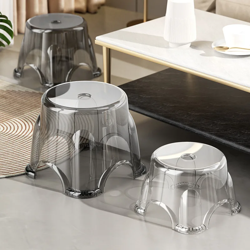 

Small Plastic Stool,Children's Stool, Ound Stool,thick Anti Slip Rubber Stool,footrest Baby Stool Low Stool That Can Be Stacked