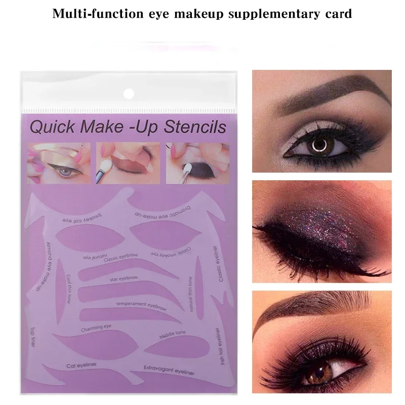 Eyeliner Makeup Helper Eyeliner Stencil Templates Eyes Shaping Eye Shadow Makeup Tools Lazy Eye Makeup Stencils Quick Eyebrow