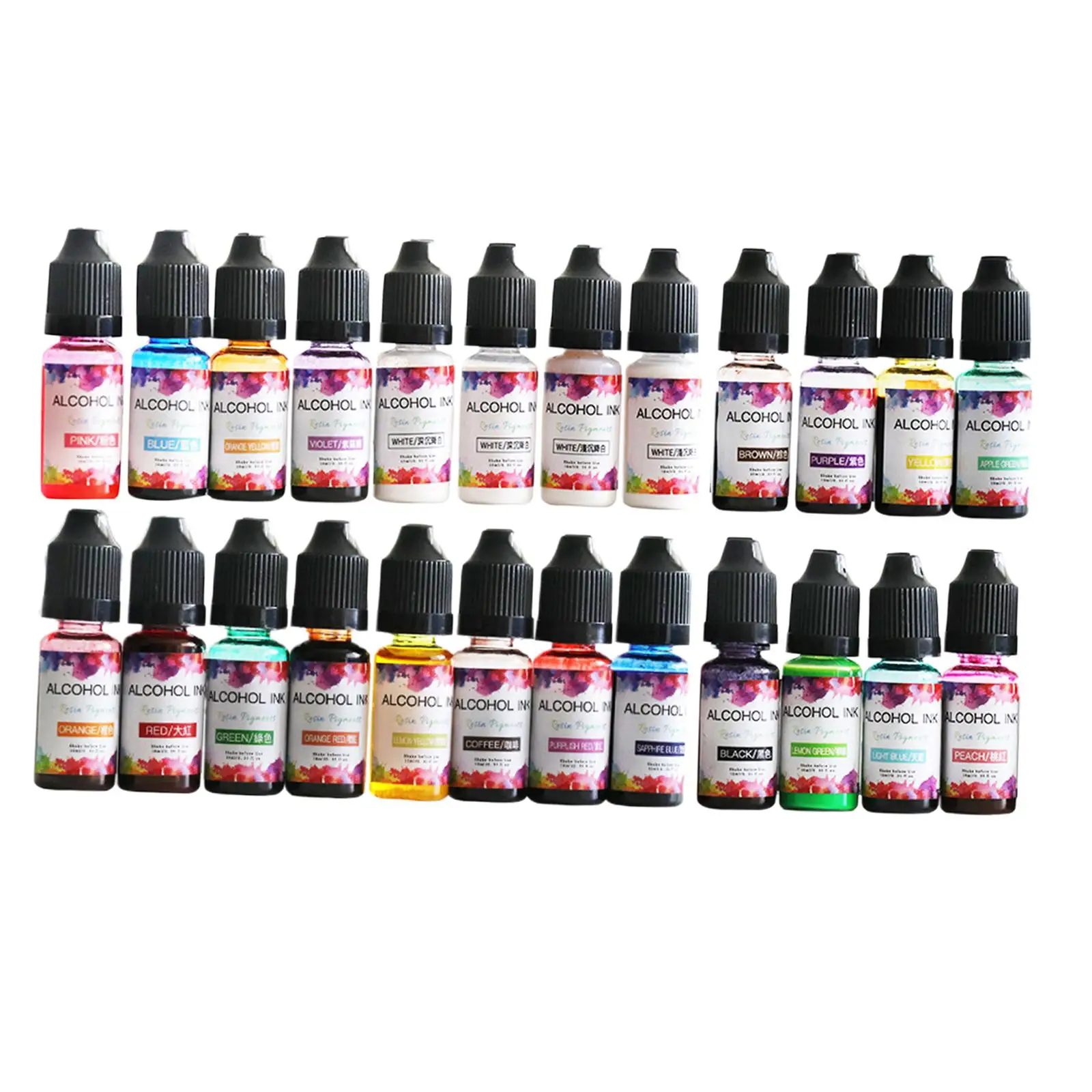 Resin Coloring Dye Kit 26 Colors Epoxy Resin Paint Pigment for Creative Jewelry Molds