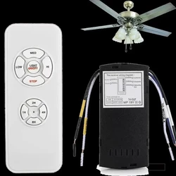 GERMA Universal Ceiling Fan Lamp Remote Control Kit AC 110-240V Timing Control Switch Adjusted Wind Speed Transmitter Receiver