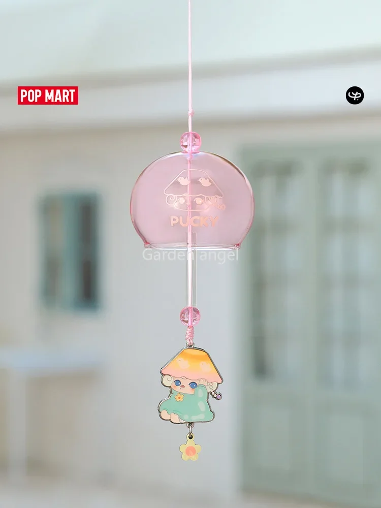 

POP MART PUCKY Elf Home Time Series Blind Box Wind Chime Pendant Kawaii Doll Action Figure Toy Surprise Collectible Mystery Box