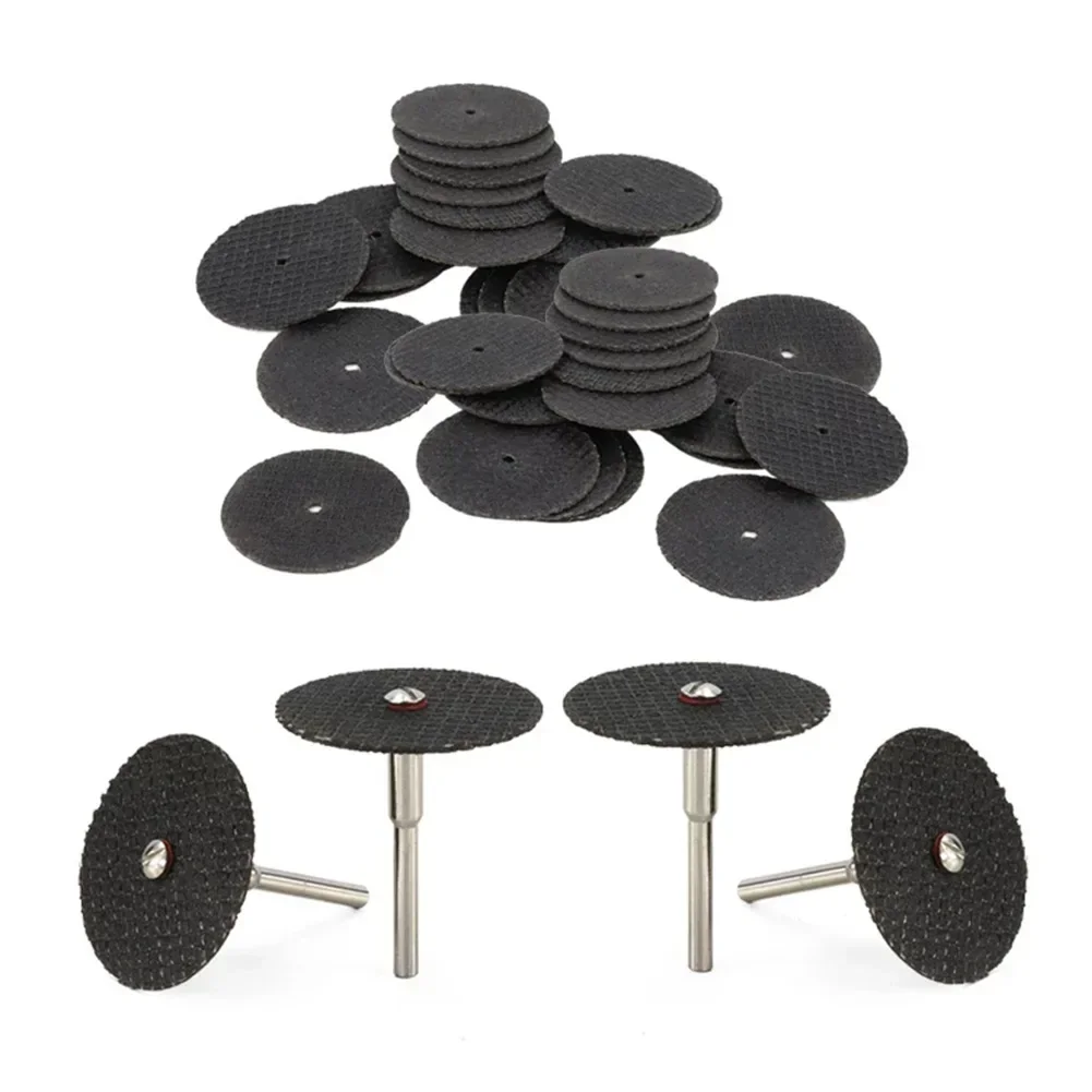 

40pcs 32mm Fiberglass Reinforced Resin Cutting Discs Dry Wet Cut Off Wheels With-Mandrel Abrasive Rotary Tool Accessories