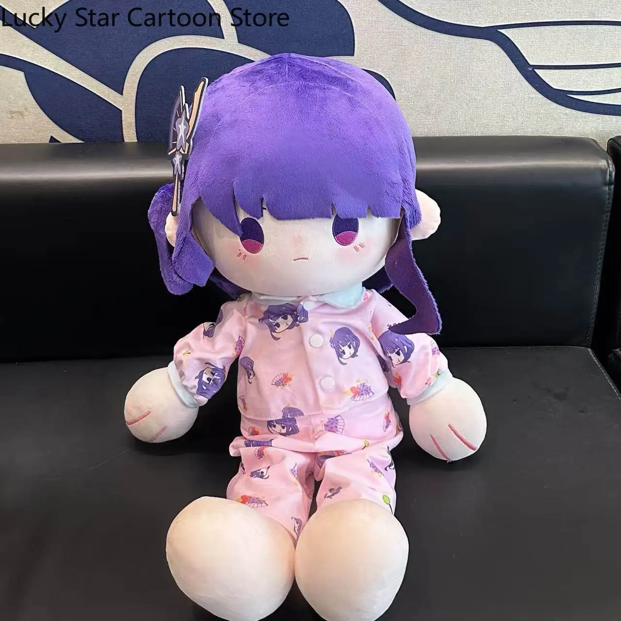 

60cm Cosplay Beelzebul Genshin Impact Body Dress Up Adorable Delicacy Furry Cartoon Figure Idol Pillow Plushie Puppet Figure