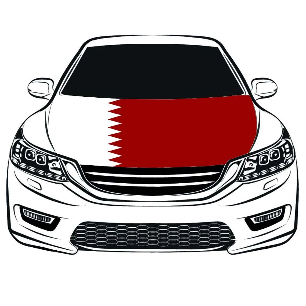 

Qatar national flag car Hood cover flags 3.3x5ft/5x7ft 100%polyester,car bonnet banner