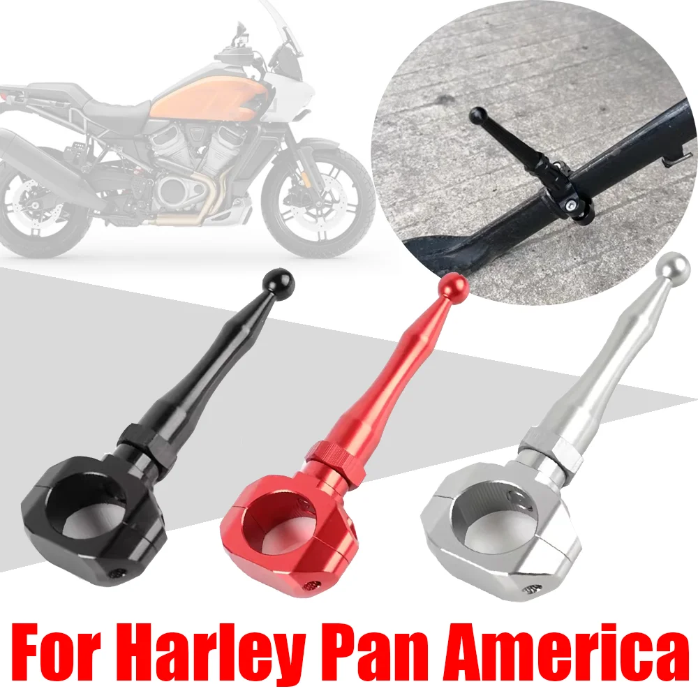 

For Harley Pan America 1250 PA RA1250 S PA1250 Accessories Kickstand Side Stand Support Assist Extension Anti-Kicking Assistant