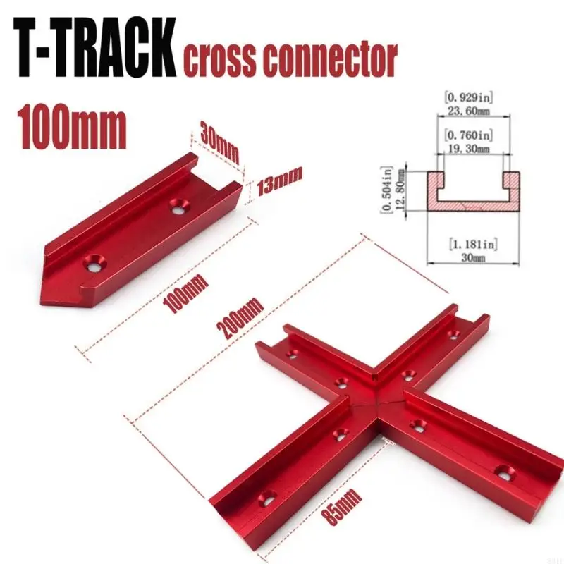 831f pour 30 # Chutes Connecteurs croix T-Track Track Track Guide Guide Guide Circulaires Partie Intersections Pièce