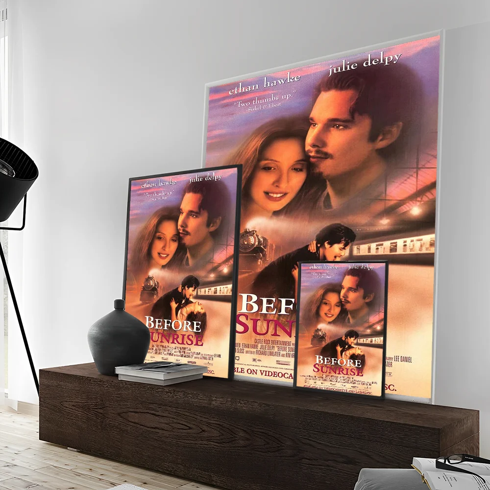 بيلا قبل شروق الشمس قبل غروب الشمس ملصقات الفيلم ، الكلاسيكية عالية الجودة جدار الفن ، ملصقات الرجعية للمنزل ، ديكور الغرفة #3