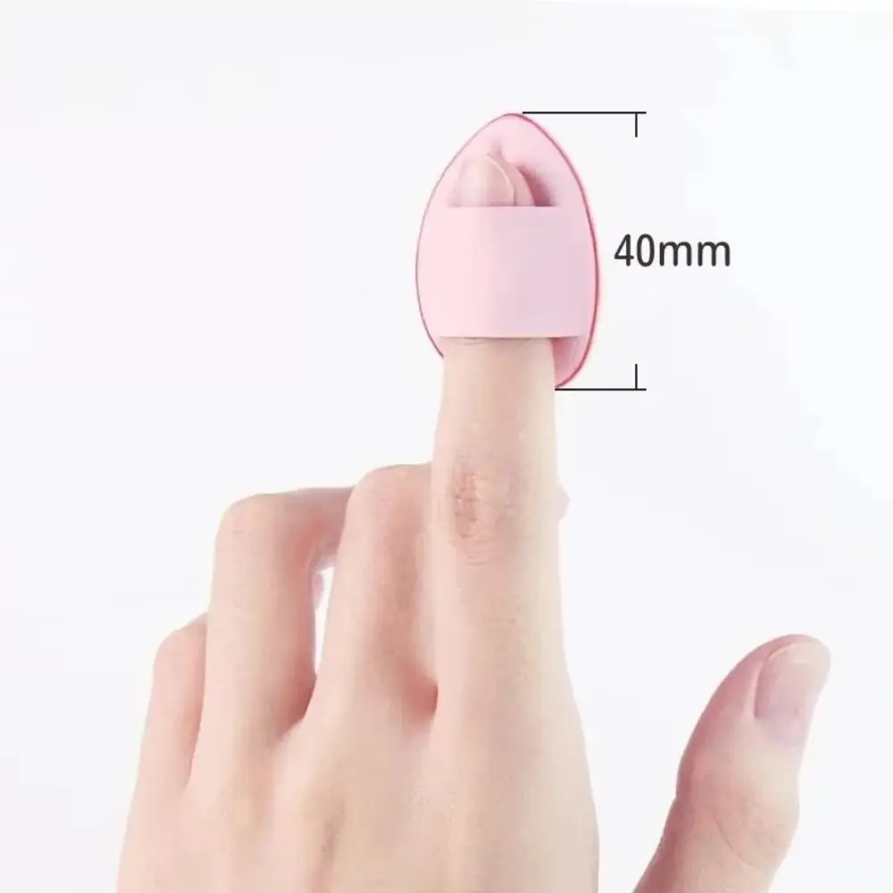 10 STKS Nieuwe Spons Poederdons Gemengde Kleur Zachte Vinger Make-Up Bladerdeeg Waterdruppel Vorm Mini Make-Up Spons Make-Up Tool