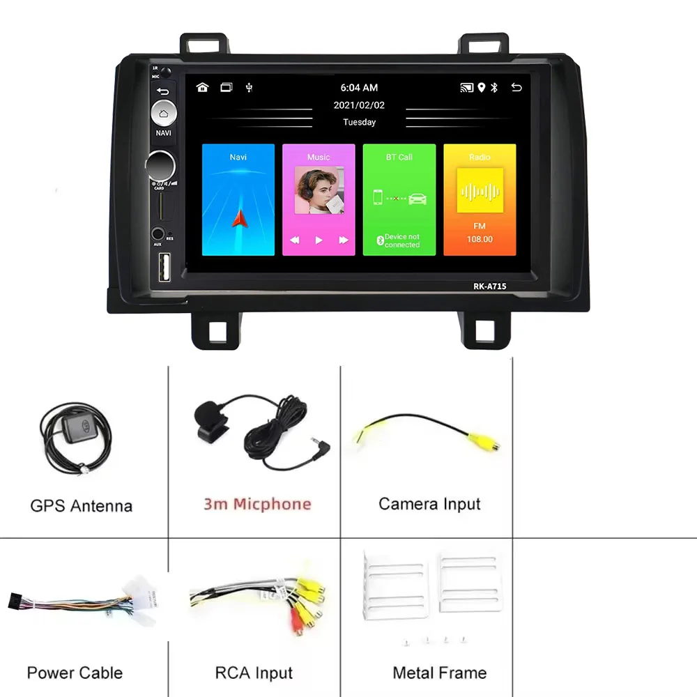 Car Radio for Toyota Matrix Pontiac Vibe 2008 - 2011 7\